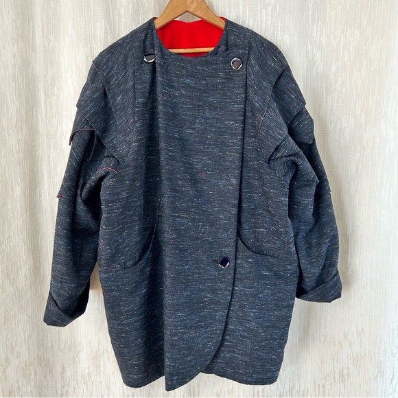 NEW Upcycled vintage 90s boxy fit jacket - Picture 6 of 10